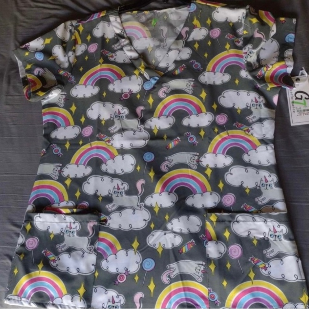 Nurse scrub tops